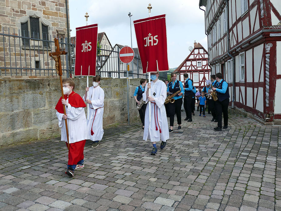 Feier der 1. Heiligen Kommunion in Sankt Crescentius (Foto: Karl-Franz Thiede)